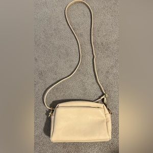 Beige shoulder bag- small